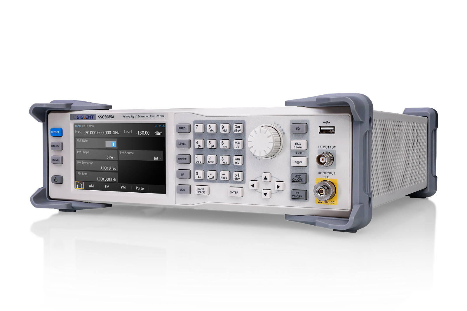 SSG5000A microwave signal generator sweep and modulation interface